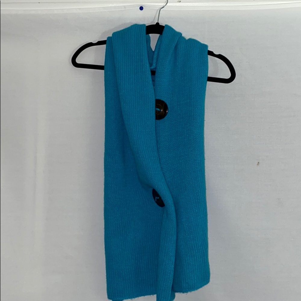 Turquoise scarf